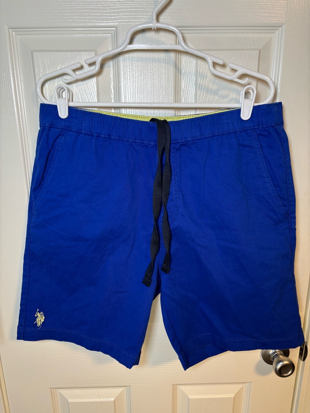 U.S. Polo Assn. blue tied shorts Size Large